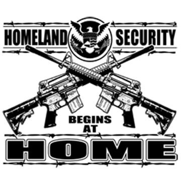 Homeland Security - Begins at Home - T-shirt