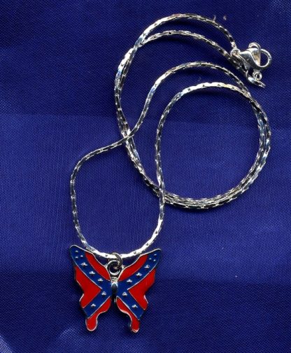 Confederate Butterfly Necklace