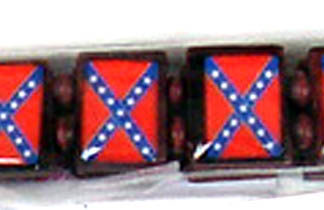 Rebel Flag Stretchy Bracelet