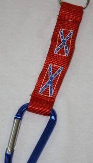 Rebel Keychain (Blue clip)