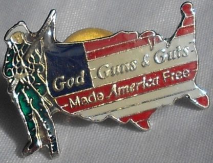 God, Guns, & Guts - Pin