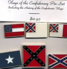 Flags of The Confederacy Pin Set