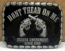 Don't Tread On Me - Second Amendment Belt Buckle