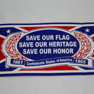 Save Our Flag, Heritage, Honor Sticker