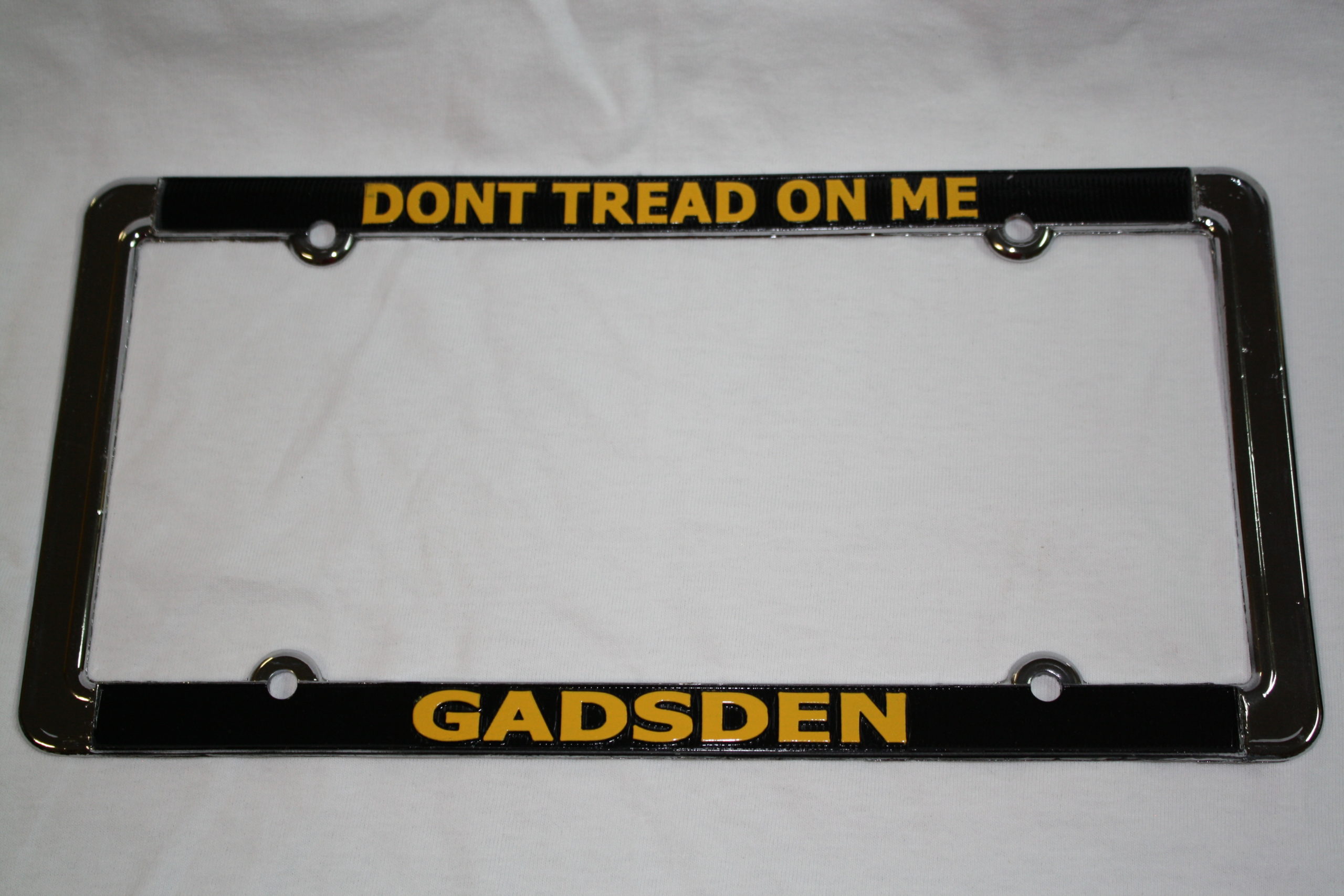 Don't Tread On Me License Plate Frame